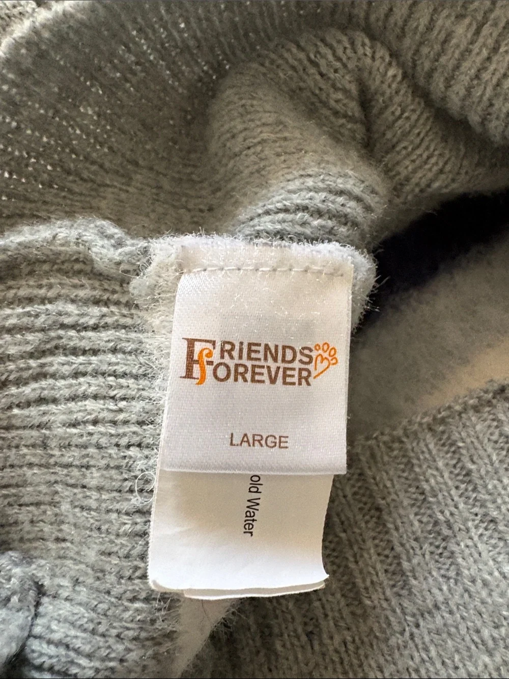 Friends For Ever cozy gray